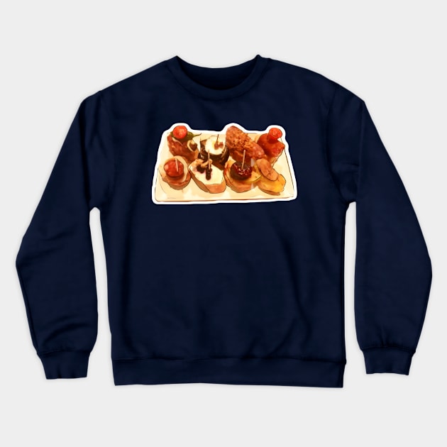 Time for tapas Crewneck Sweatshirt by ellaine13